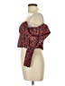 Zara Red 3/4 Sleeve Blouse Size L - photo 5
