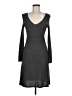 Connected Apparel Gray Casual Dress Size M - photo 1