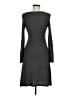 Connected Apparel Gray Casual Dress Size M - photo 2
