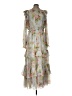 Needle & Thread 100% Polyester Floral Green Cocktail Dress Size 12 - photo 1