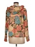 Liz Claiborne 100% Cotton Floral Orange Jacket Size M - photo 2