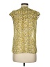 Max Studio 100% Polyester Yellow Sleeveless Blouse Size M - photo 2