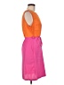 Brook + Lynn 100% Polyester Color Block Orange Casual Dress Size M - photo 4