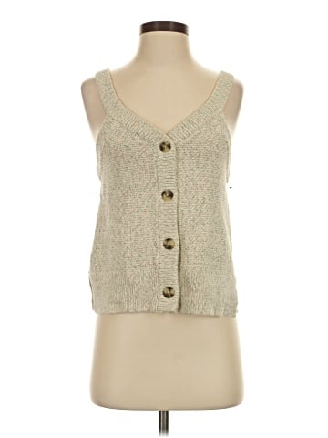 Madewell Rainbow Marled Wakefield Button-Front Sweater Tank (view 1)