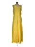 Nina Leonard 100% Rayon Yellow Casual Dress Size L - photo 1