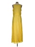 Nina Leonard 100% Rayon Yellow Casual Dress Size L - photo 2
