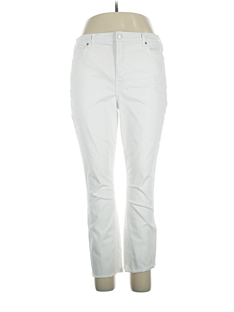 Pre-owned Nydj Jeans In Ivory