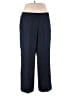Talbots 100% Silk Solid Blue Active Pants Size 18 - photo 1