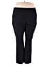 Rekucci Solid Black Active Pants Size 24W - photo 1