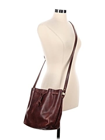 Portland Leather Goods Leather Bucket Bag (view 2)