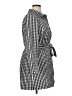 Talbots Checkered-gingham Gray Trenchcoat Size 16 Petite - photo 4