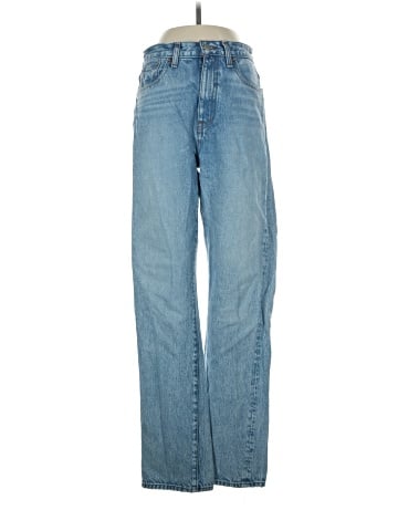 Madewell The '90s Straight Jean in Mercer Wash (view 1)
