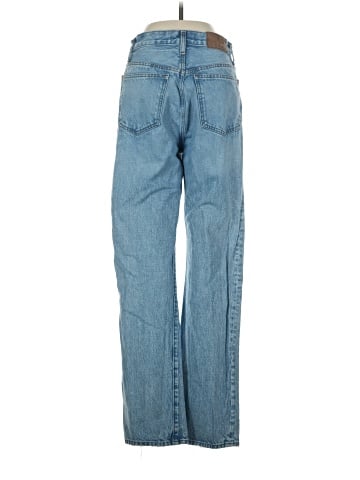 Madewell The '90s Straight Jean in Mercer Wash (view 2)