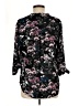 Ivanka Trump 100% Polyester Floral Black 3/4 Sleeve Blouse Size M - photo 2