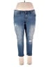 Seven7 Solid Blue Jeans Size 12 - photo 1