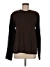 BOSS by HUGO BOSS 100% Cotton Houndstooth Brown Pullover Sweater Size M - photo 1
