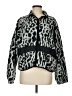 Nike 100% Polyester Animal Print Black Jacket Size M - photo 1