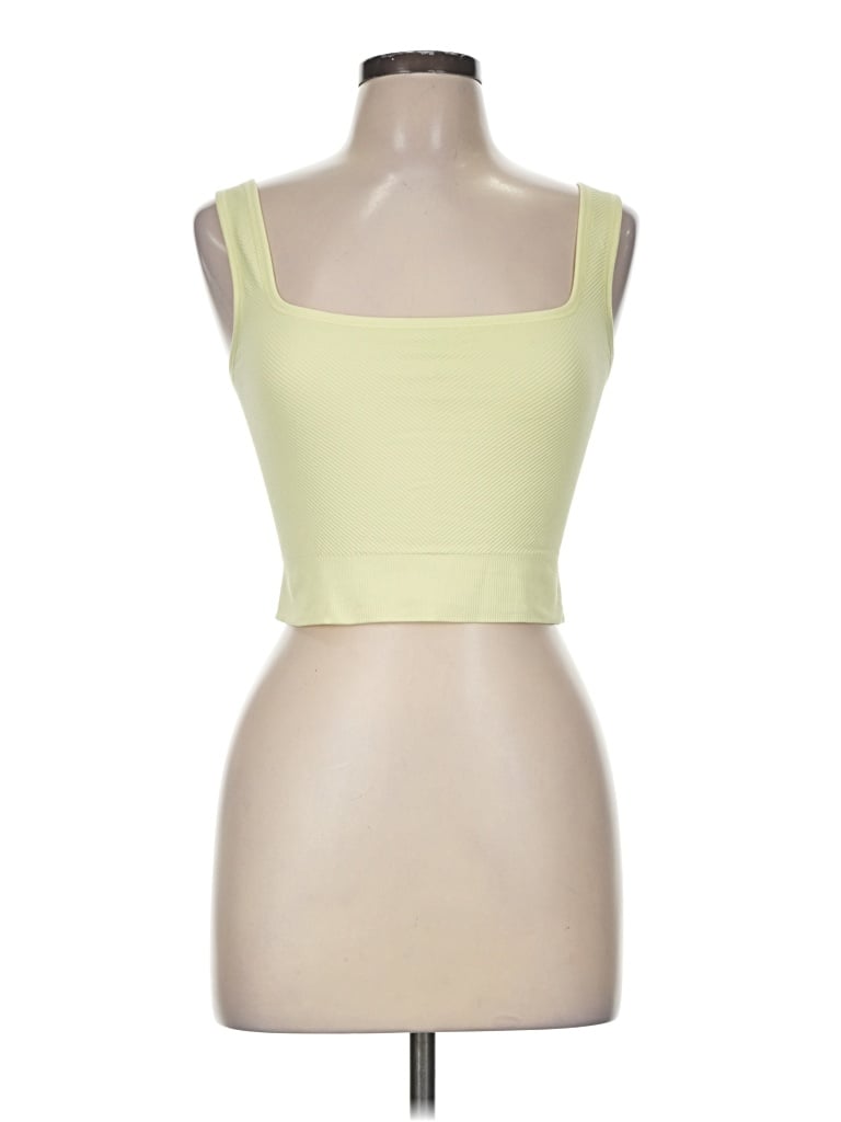Pre-owned All In Motion Tube Top Green Strapless Neckline Tops