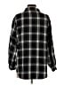 Romwe Plaid Black Long Sleeve Button-Down Shirt Size 4 - photo 2
