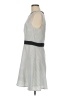 Mossimo 100% Polyester Stripes Gray Casual Dress Size M - photo 5