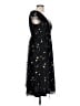 Soieblu 100% Polyester Stars Black Cocktail Dress Size L - photo 4