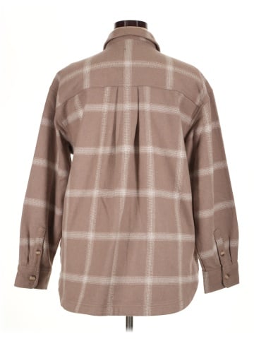 Madewell Flannel Kentwood Oversized Shirt-Jacket in Windowpane (view 2)