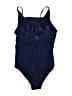 Assorted Brands Solid Blue One Piece Swimsuit Size XL - photo 2