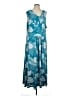 Unbranded Tropical Teal Casual Dress Size S (estimated) - photo 1