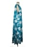 Unbranded Tropical Teal Casual Dress Size S (estimated) - photo 4