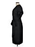 J.Crew 100% Polyester Solid Black Casual Dress Size M - photo 5
