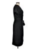 J.Crew 100% Polyester Solid Black Casual Dress Size M - photo 4