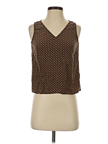 Maggy London Sleeveless Silk Top (view 1)