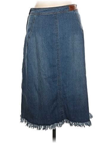 For The Republic Denim Skirt (view 2)