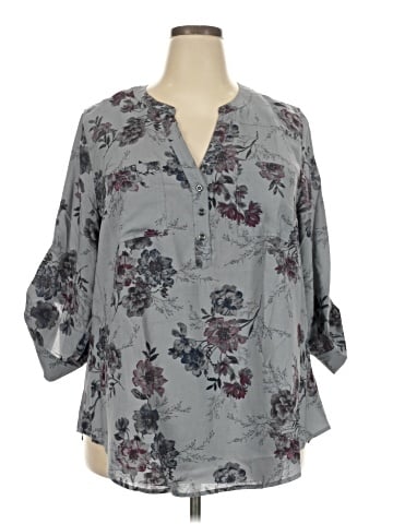 Torrid 3/4 Sleeve Blouse (view 1)