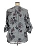 Torrid Gray 3/4 Sleeve Blouse Size 2X Plus (2) - photo 2