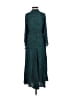 Jen's Pirate Booty 100% Rayon Teal Casual Dress Size XS - photo 2