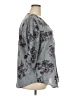 Torrid Gray 3/4 Sleeve Blouse Size 2X Plus (2) - photo 4