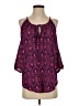 Francesca's 100% Polyester Pink Tank Top Size S - photo 1