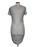 Antistar Solid Gray Casual Dress Size L - photo 2