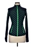 Lululemon Athletica Stripes Green Track Jacket Size 6 - photo 1