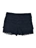 Ann Taylor LOFT 100% Cotton Chevron-herringbone Blue Shorts Size 2 - photo 1