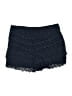 Ann Taylor LOFT 100% Cotton Chevron-herringbone Blue Shorts Size 2 - photo 2