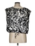 Bar III 100% Polyester Black Sleeveless Blouse Size L - photo 1