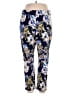 So Slimming by Chico's Floral Blue Casual Pants Size Lg (2.5) - photo 1