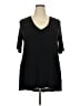 Torrid Black 3/4 Sleeve T-Shirt Size 2X Plus (2) - photo 1