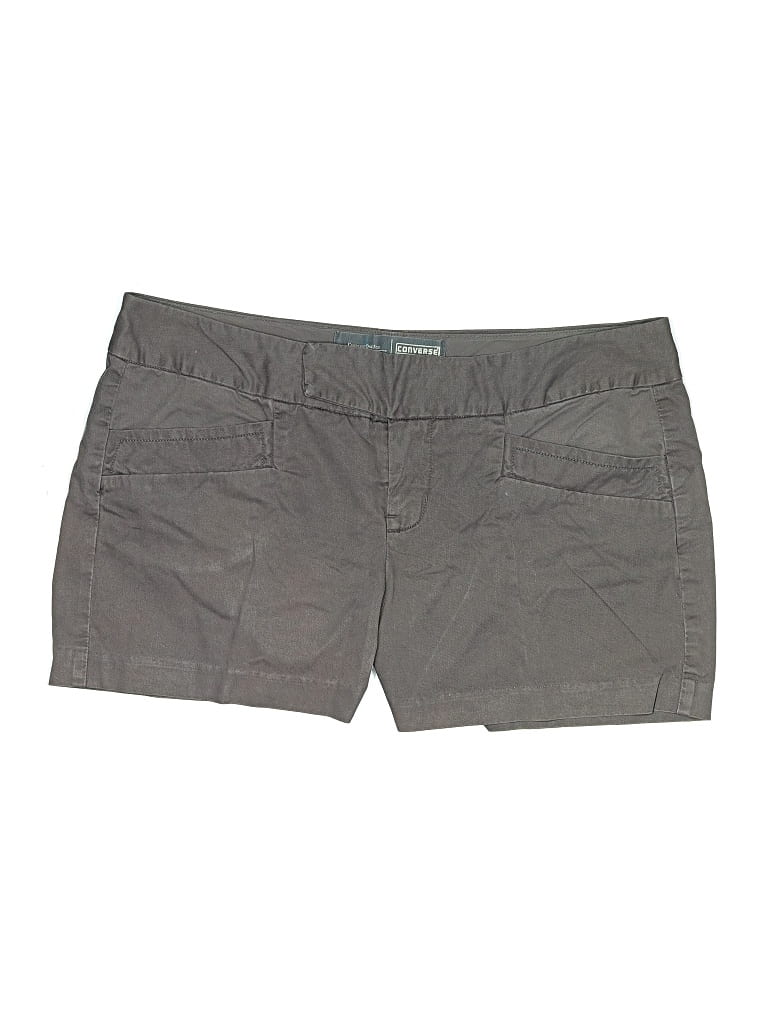 Pre-owned Converse One Star Khaki Shorts In Gray