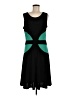 Leota Color Block Green Cocktail Dress Size M (estimated) - photo 1