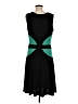 Leota Color Block Green Cocktail Dress Size M (estimated) - photo 2