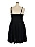 Torrid Solid Black Casual Dress Size 2X Plus (2) - photo 2