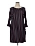 Tommy Hilfiger Polka Dots Black Casual Dress Size 16 - photo 1